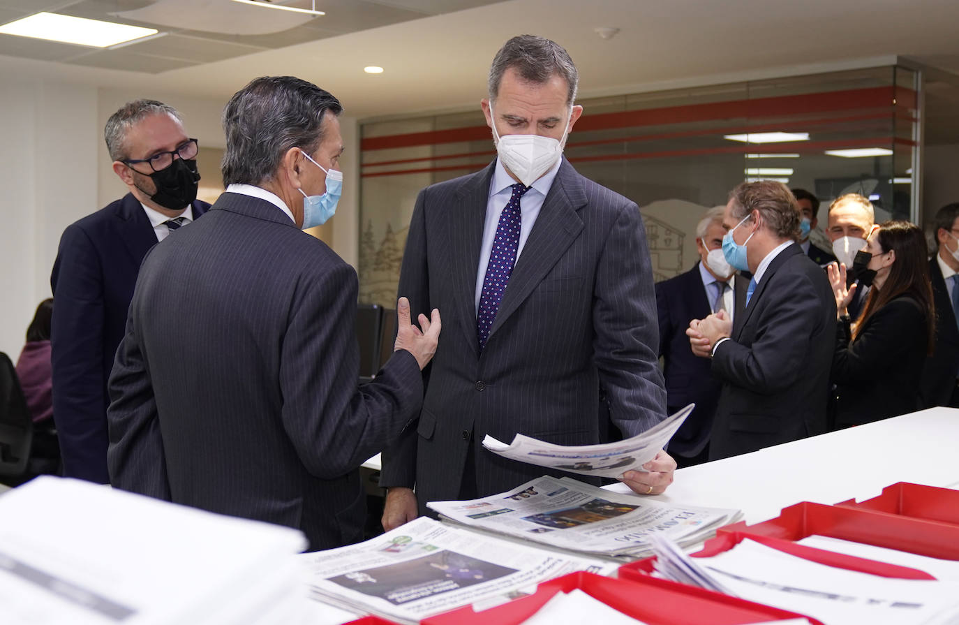 Enrique de Ybarra y Felipe VI.