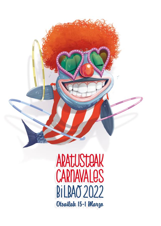 Fotos: Los seis carteles finalistas del Carnaval de Bilbao 2022