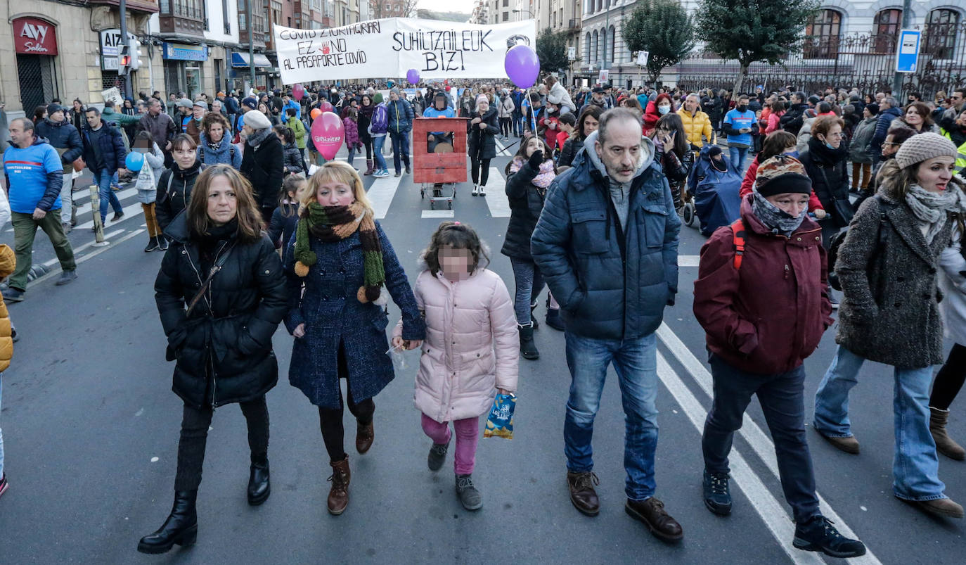 Fotos: Manifestación contra el pasaporte covid