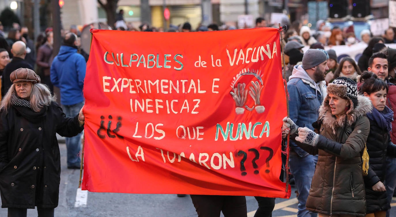 Fotos: Manifestación contra el pasaporte covid