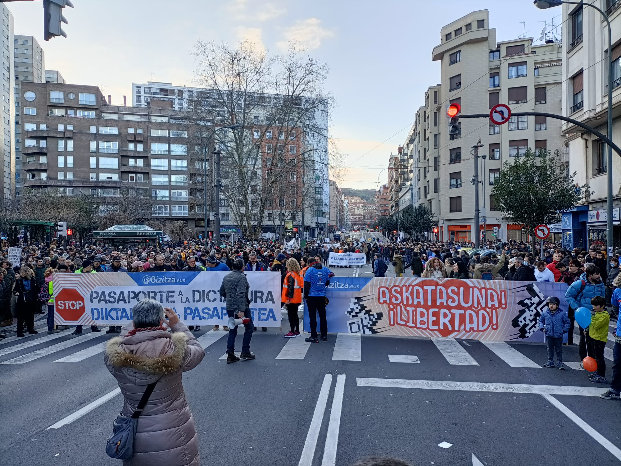 Fotos: Manifestación contra el pasaporte covid