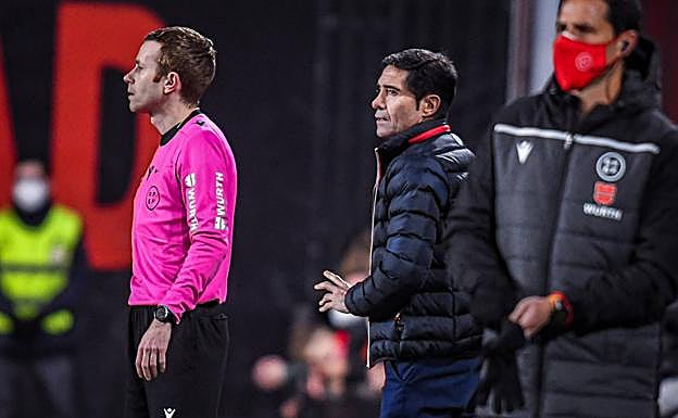 Marcelino: «Cada vez estamos mejor en ataque»