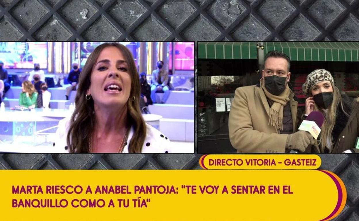 Monumental bronca entre Anabel Pantoja y Marta Riesco: «Te voy a sentar en el banquillo como a tu tía»