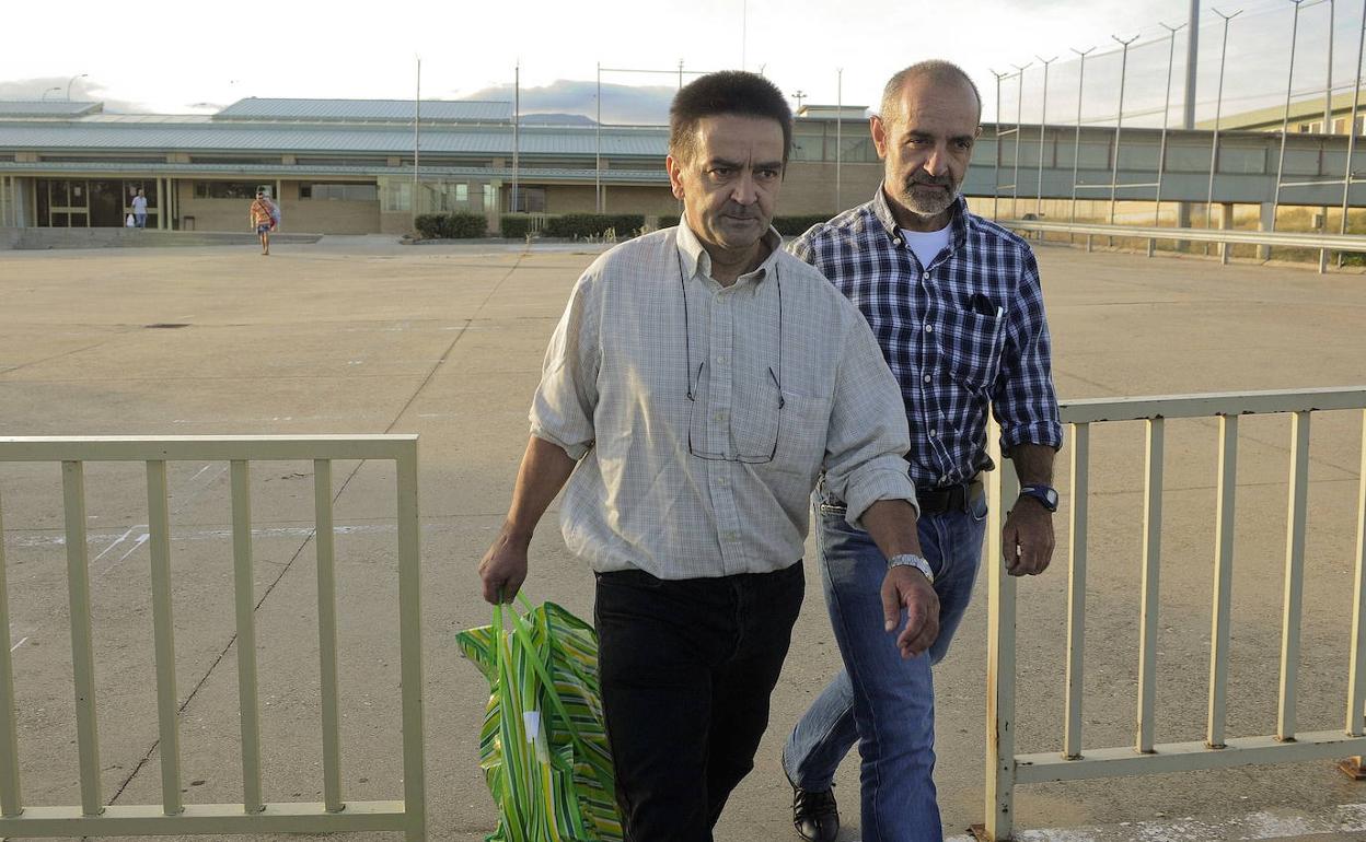 'Iñaki de Rentería', a su salida de la cárcel de Soto del Real en 2011