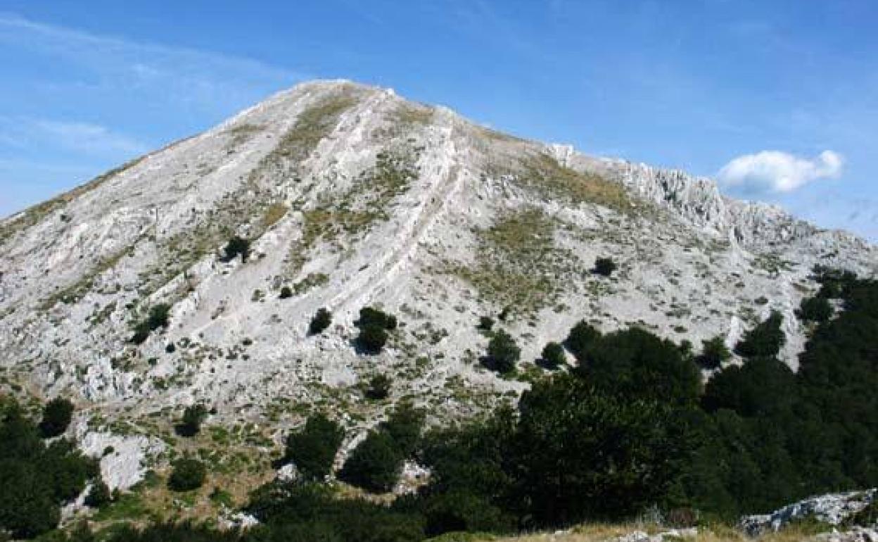 Vista del monte Aratz.