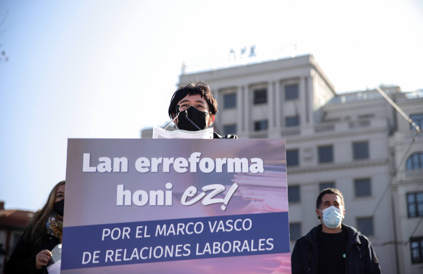 Fotos: Manifestación en Bilbao contra la reforma laboral