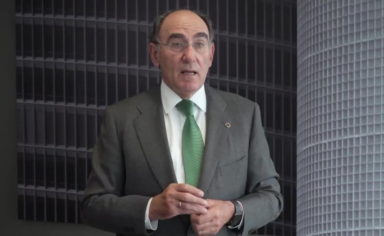 El presidente de Iberdrola Ignacio Sánchez Galán. 