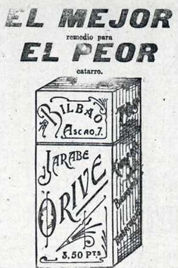 Publicidad del Jarabe Orive.