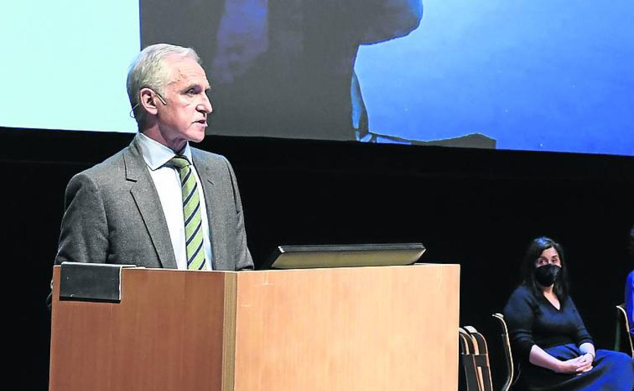 Juan Ignacio Vidarte, durante la presentación. 