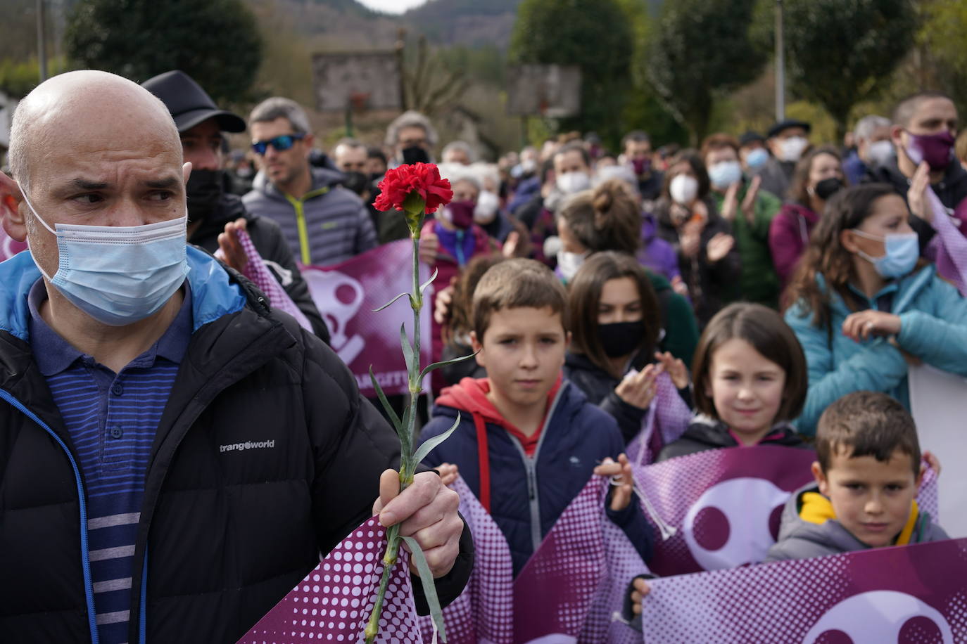 Fotos: Segundo aniversario del derrumbe de Zaldibar