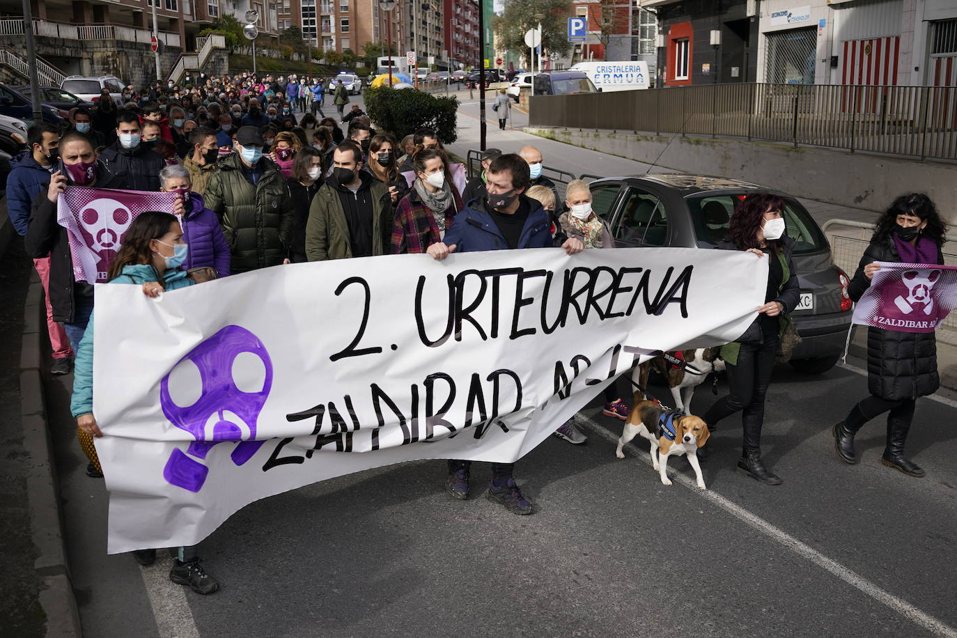 Fotos: Segundo aniversario del derrumbe de Zaldibar