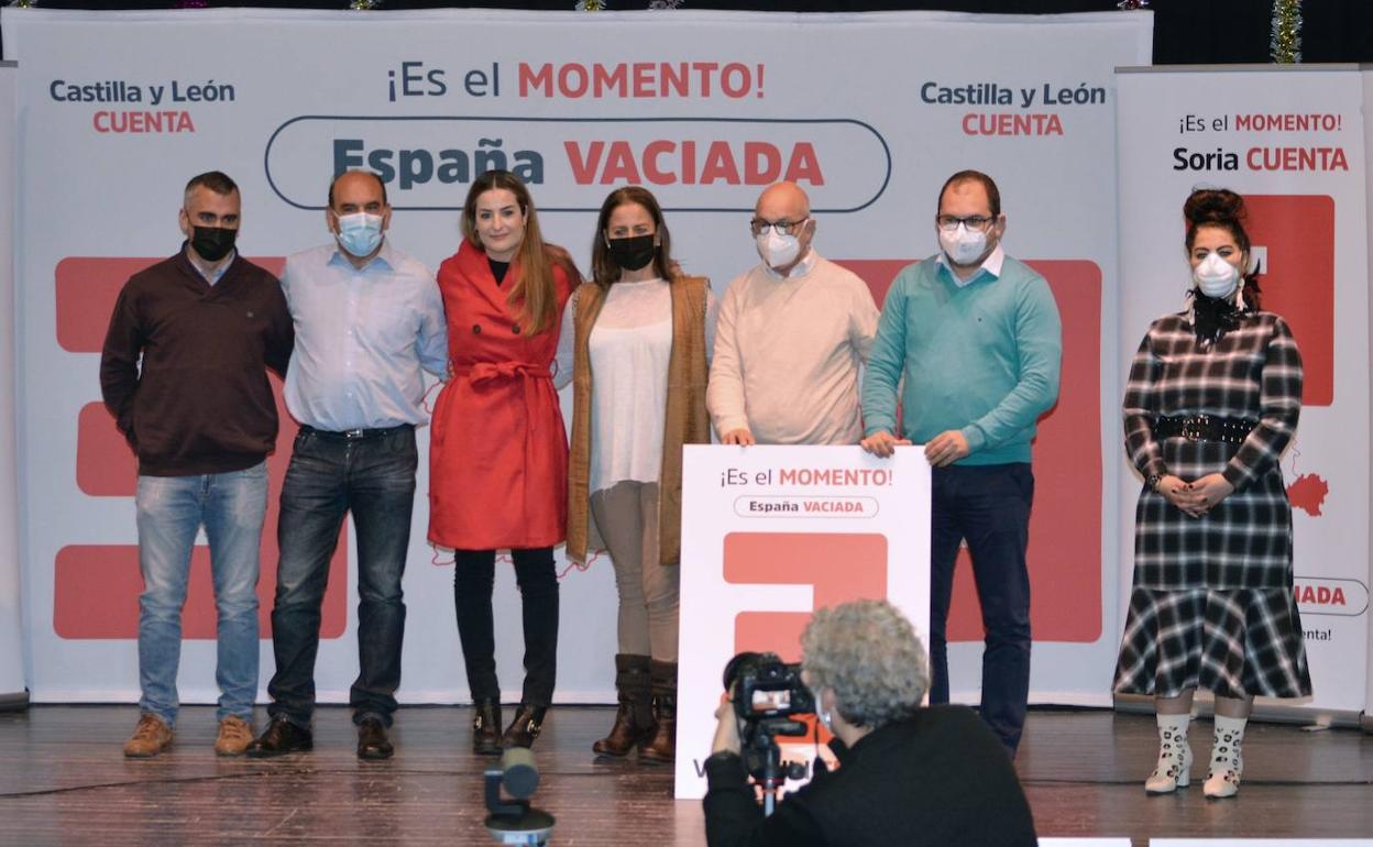 Presentación en enero de la agrupación de electores Soria Ya y las candidaturas conjuntas de España Vaciada