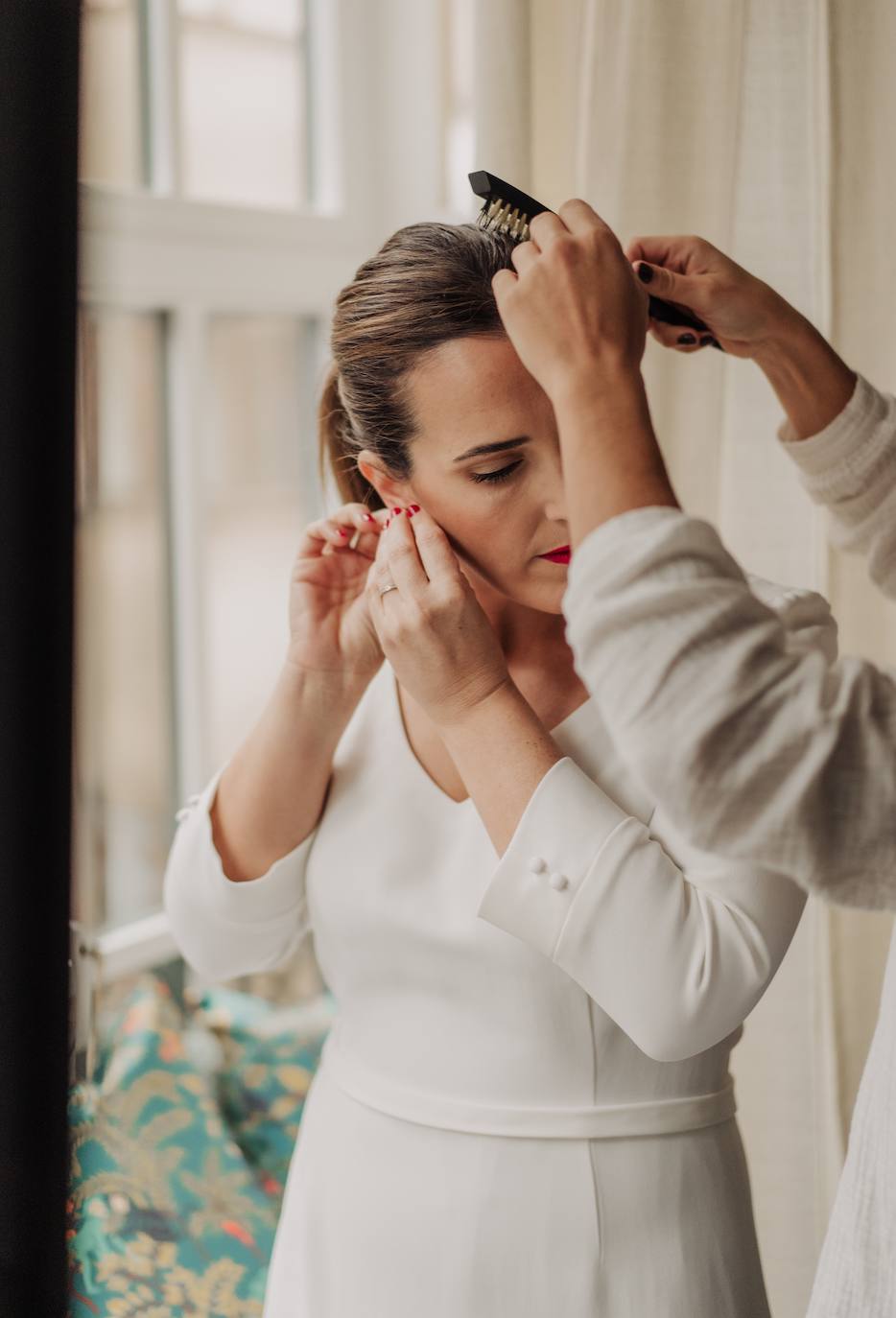 Fotos: Andrea, la novia que se casó en Neguri con una capa con capucha inspirada en &#039;La bella y la bestia&#039;