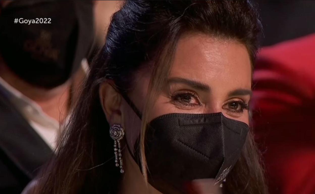 Premios Goya 2022: Penélope Cruz se emociona con el discurso de Javier Bardem