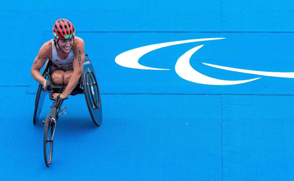 Moral celebra sus buenos resultados en los Juegos Paralímpicos de Tokio 2021.