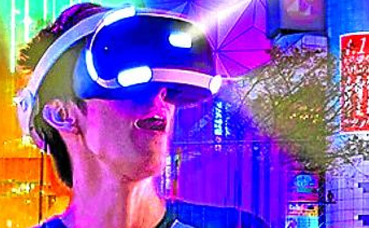 Un joven en el 'Metaverso'.