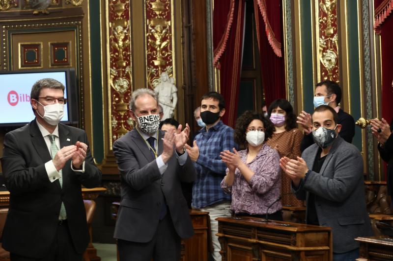 Fotos: Último pleno de Alfonso Gil en el Ayuntamiento de Bilbao
