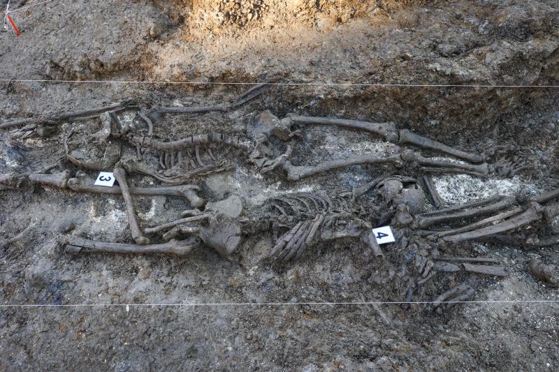 Fotos: Hallan en el cementerio de Begoña fosas comunes con restos de soldados liberales de la Guerra Carlista