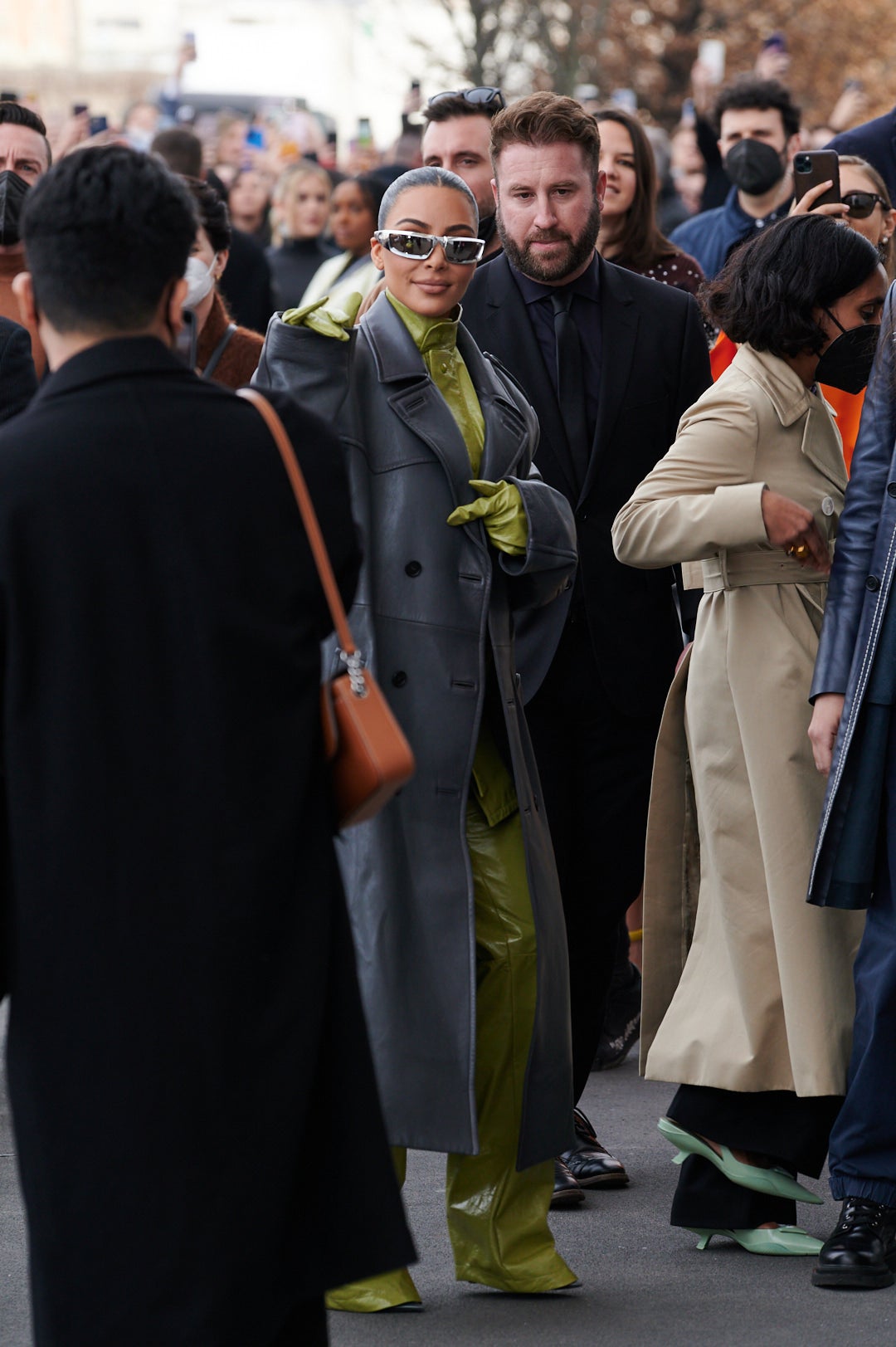 Kim Kardashian, la estrella del desfile de 'Prada' en Milán.