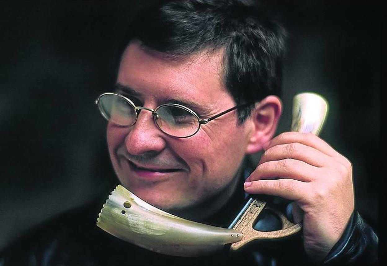 El músico Ibon Koteron, Farolín del Carnaval de este año. 