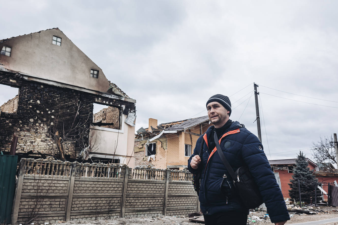 Fotos: Moscú bombardea a civiles en Irpin, a las puertas de Kiev