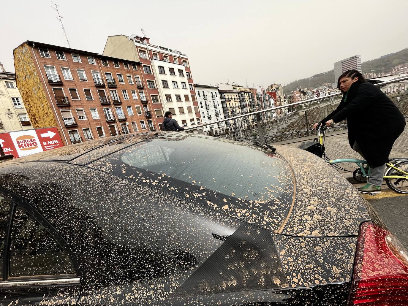 Fotos: La calima procedente del Sáhara cubre el cielo de Euskadi