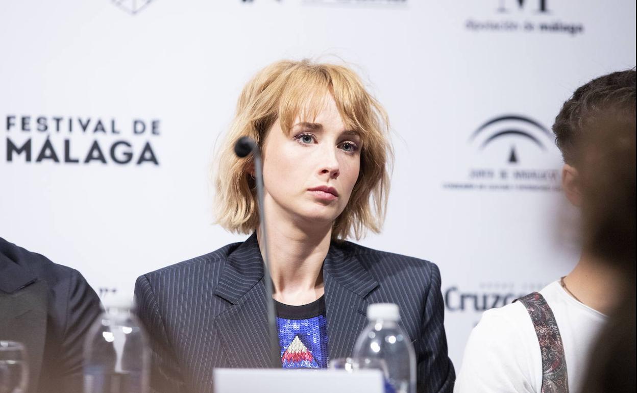 Ingrid García-Jonsson, en el Festival de Málaga.