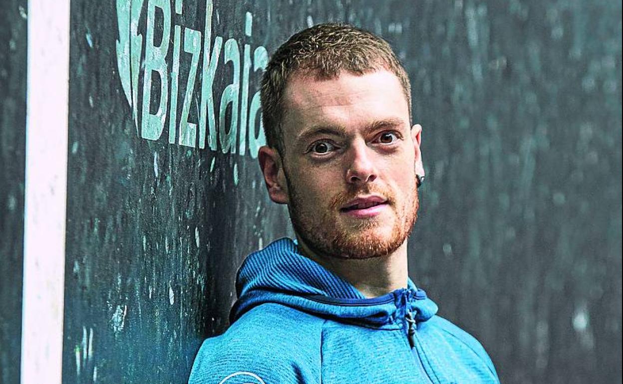 Unai Laso jugará su segunda final el frontón Bizkaia. 