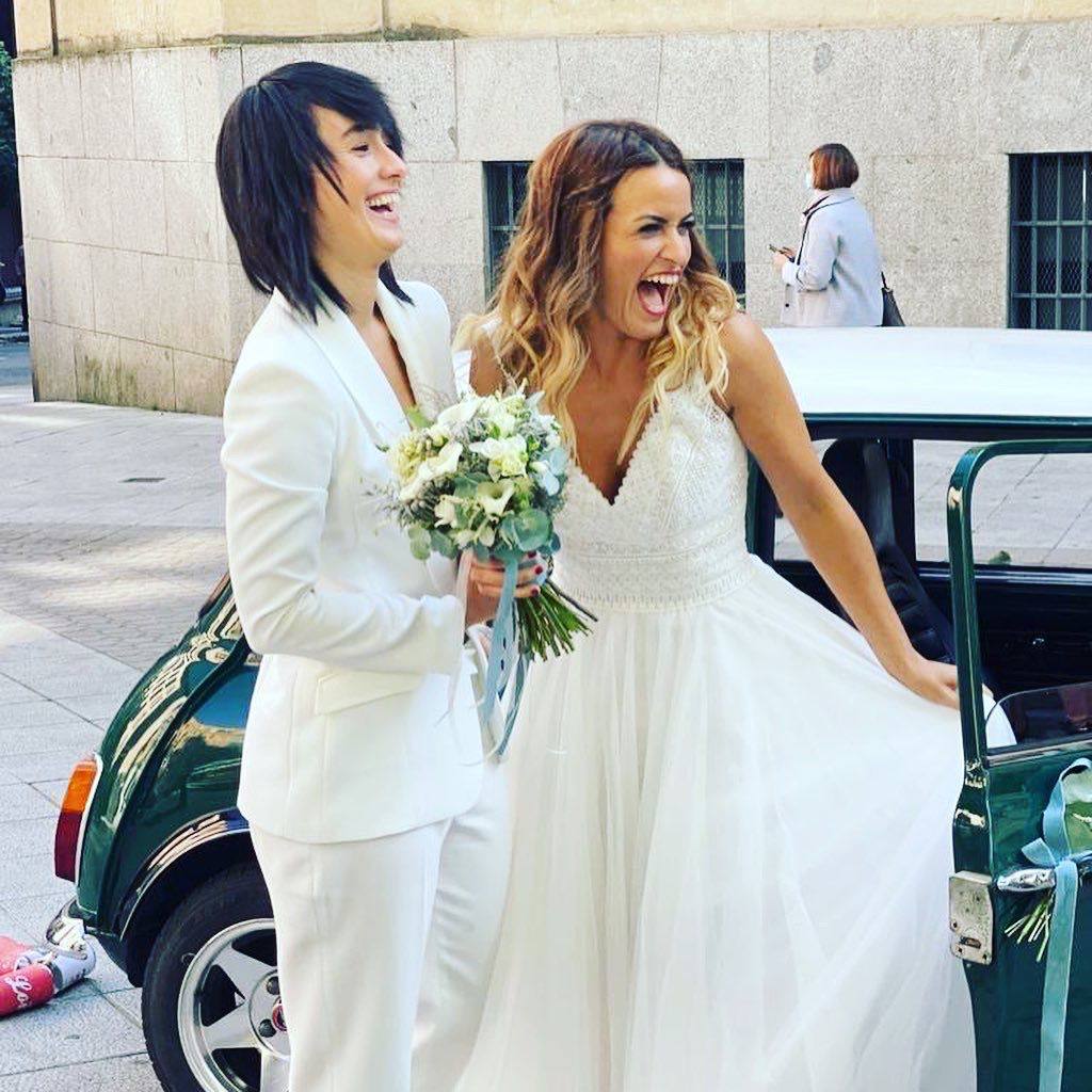 Fotos: La boda de Maider y Alba en el Mercado de La Ribera: dos novias auténticas