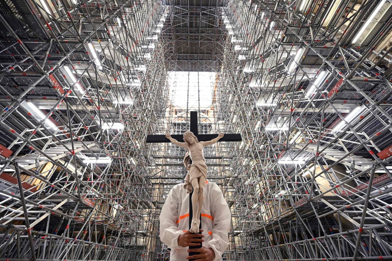 Fotos: La catedral de Notre Dame, tres años después de su incendio