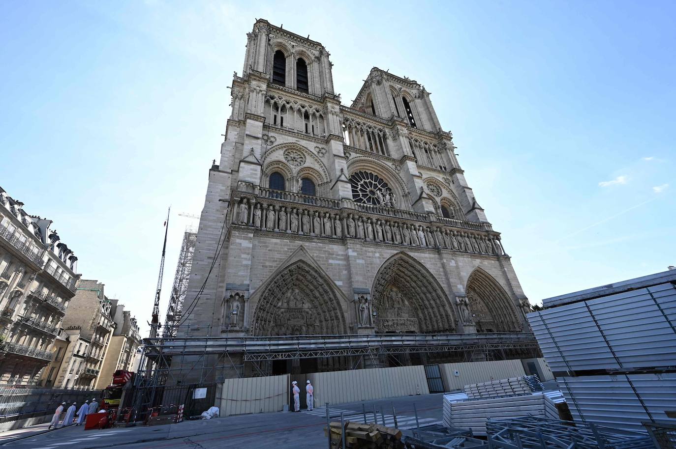 Fotos: La catedral de Notre Dame, tres años después de su incendio