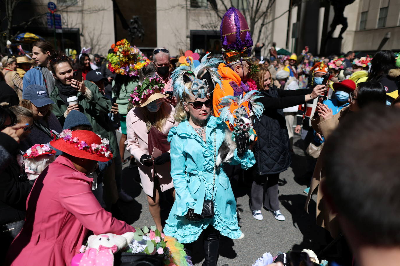 Fotos: Los sombreros imposibles del desfile de Pascua en Nueva York