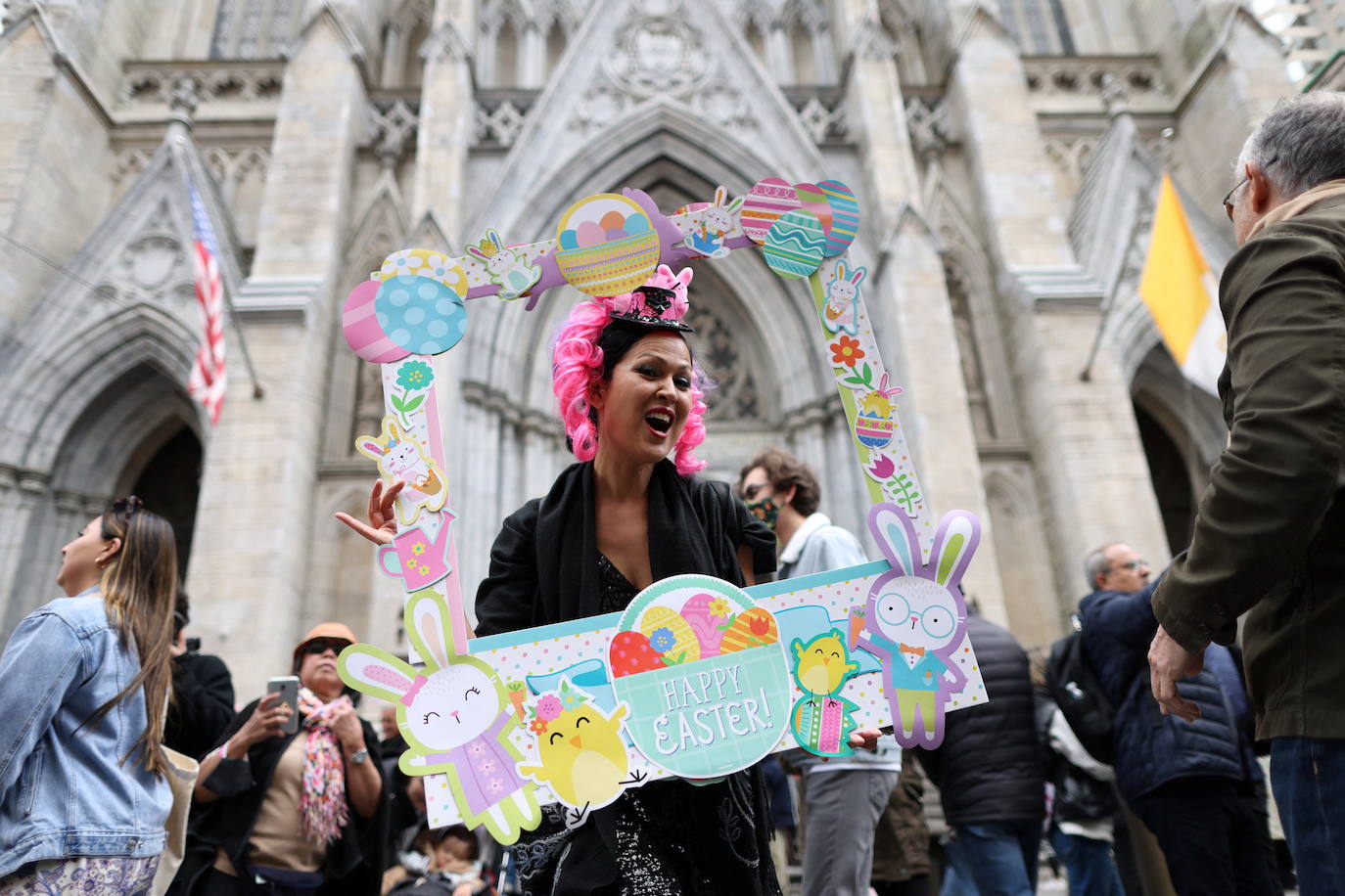 Fotos: Los sombreros imposibles del desfile de Pascua en Nueva York