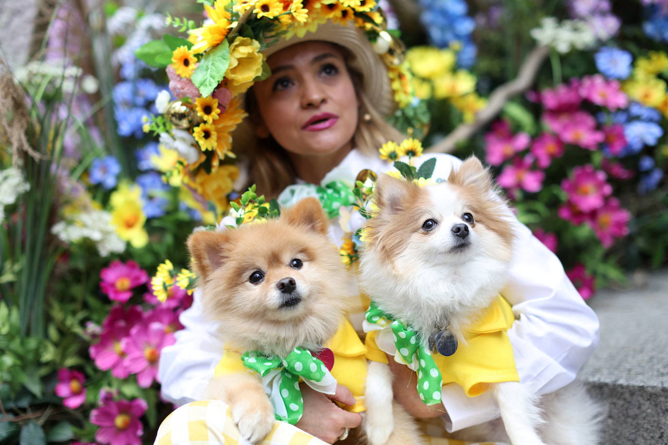 Fotos: Los sombreros imposibles del desfile de Pascua en Nueva York