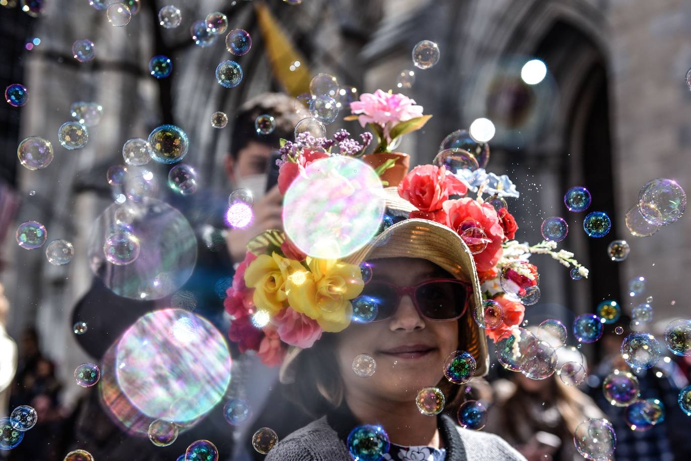 Fotos: Los sombreros imposibles del desfile de Pascua en Nueva York