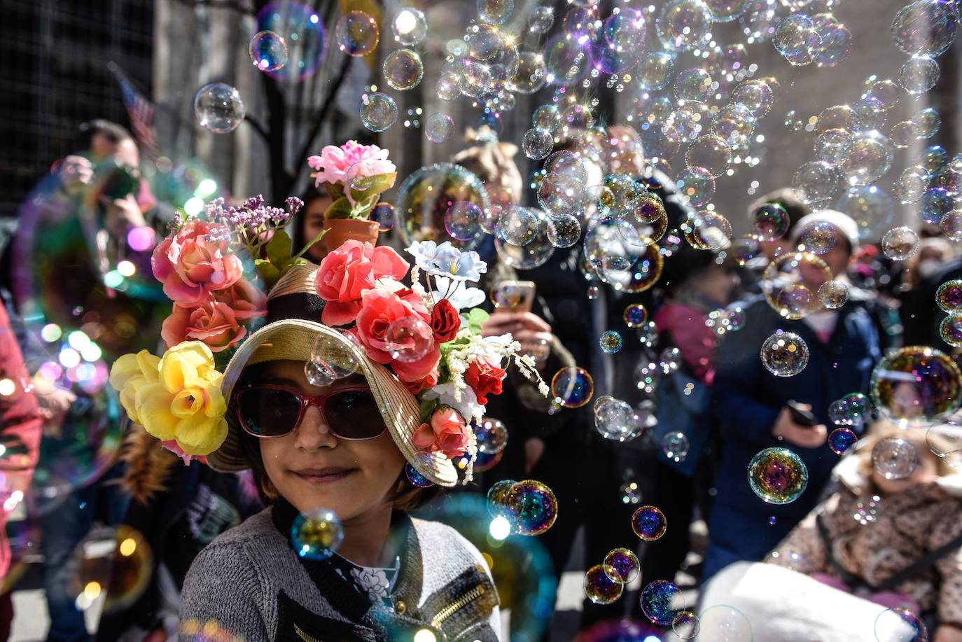 Fotos: Los sombreros imposibles del desfile de Pascua en Nueva York