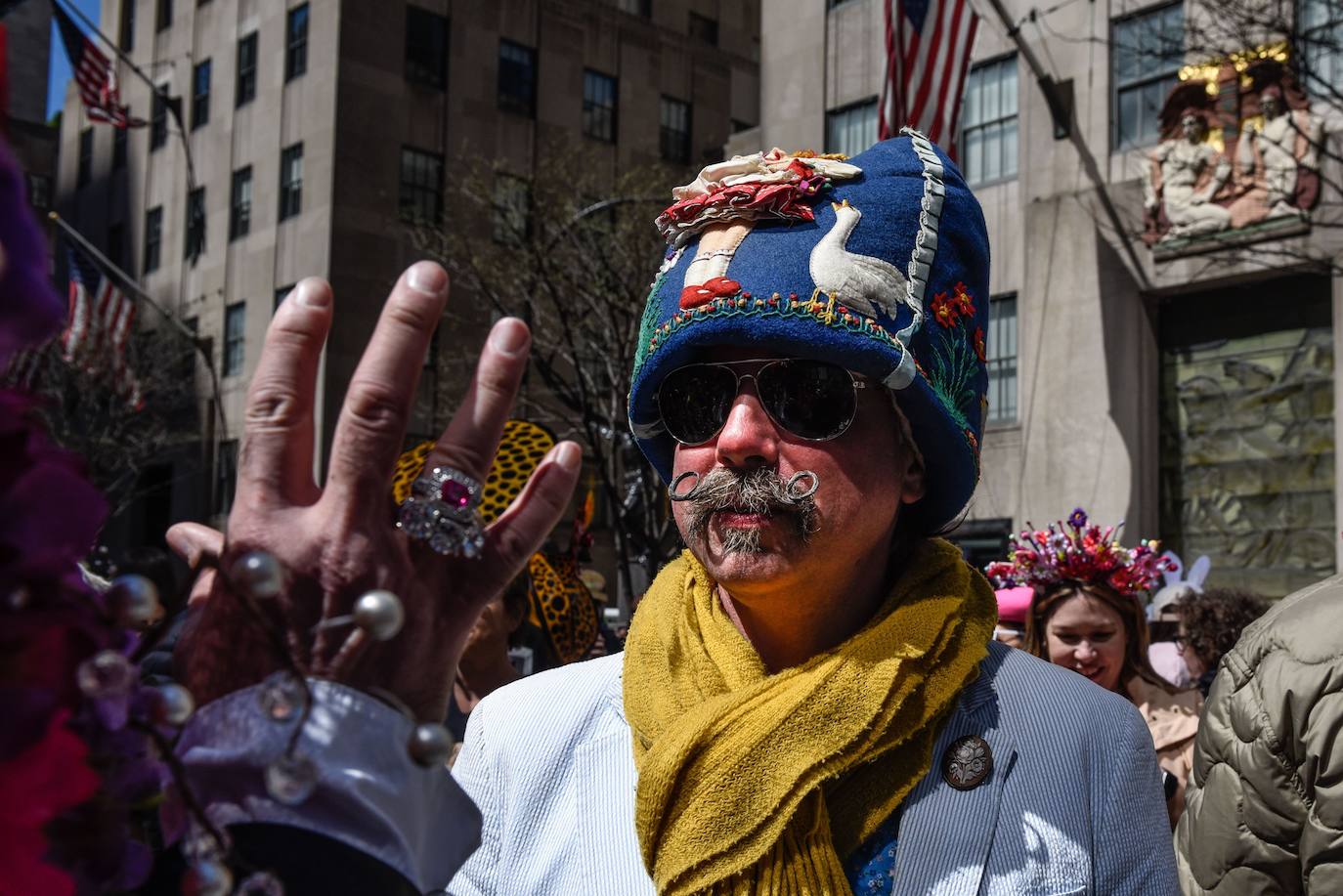 Fotos: Los sombreros imposibles del desfile de Pascua en Nueva York