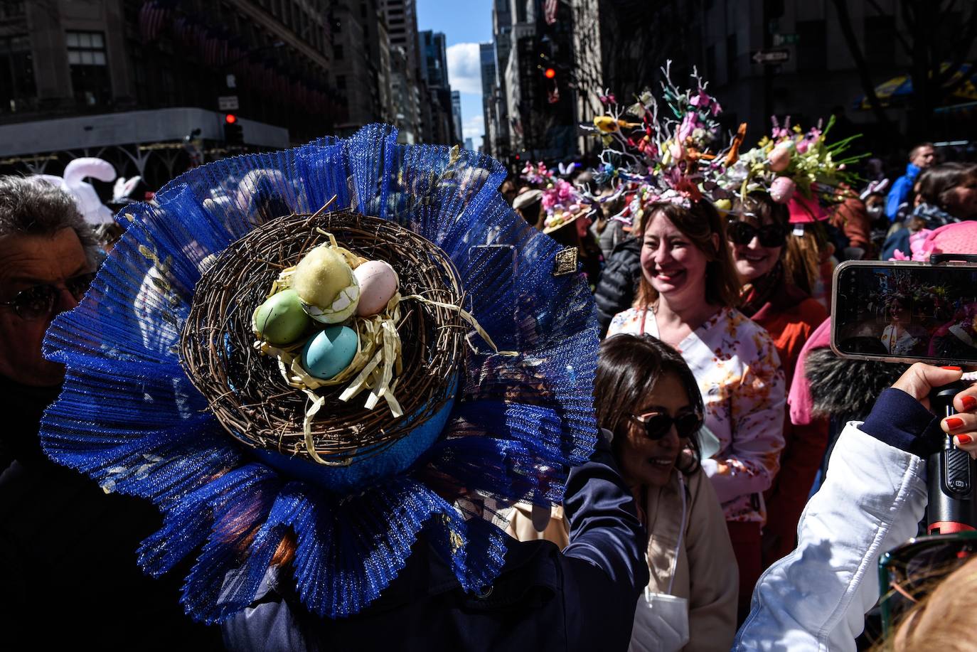 Fotos: Los sombreros imposibles del desfile de Pascua en Nueva York