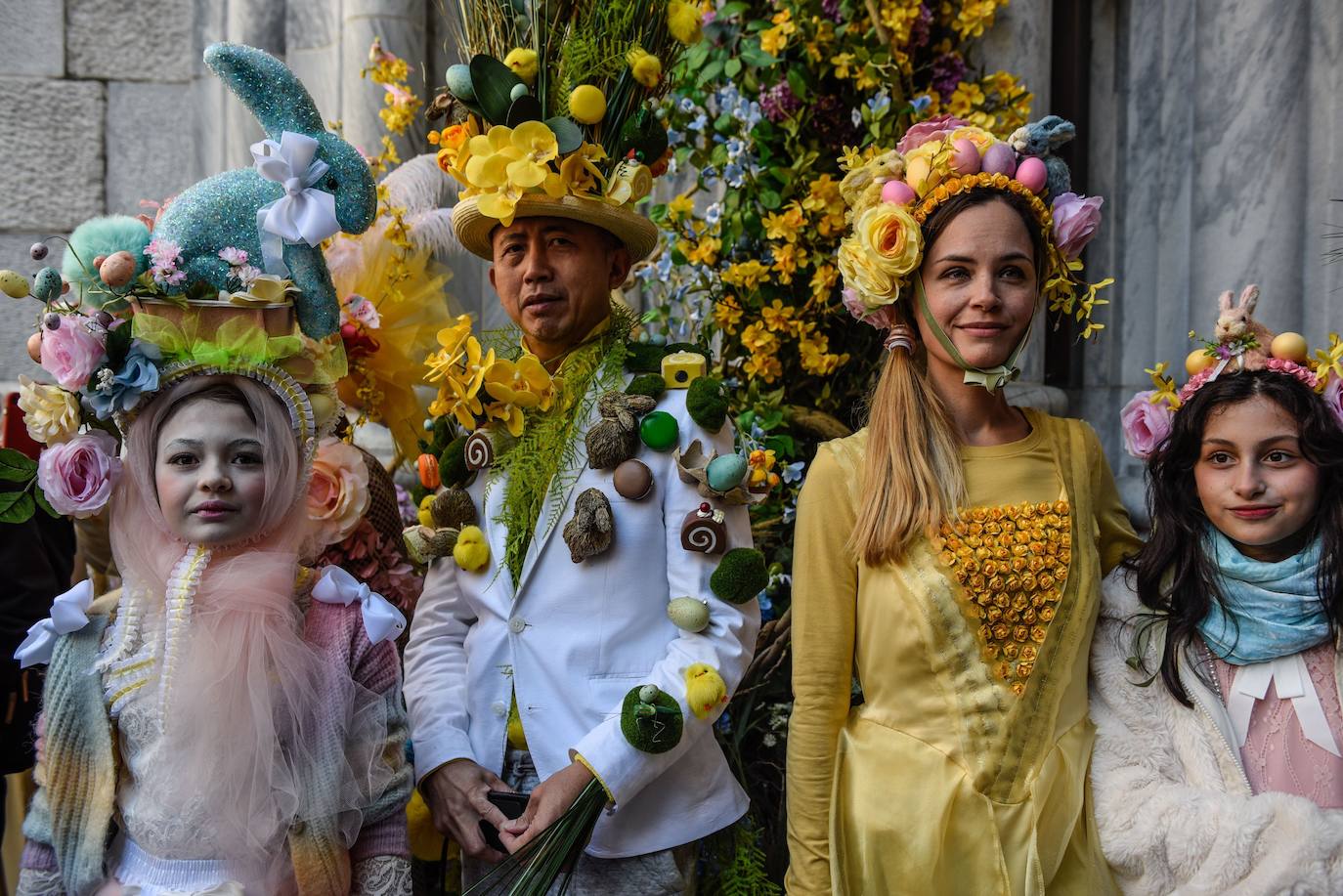 Fotos: Los sombreros imposibles del desfile de Pascua en Nueva York