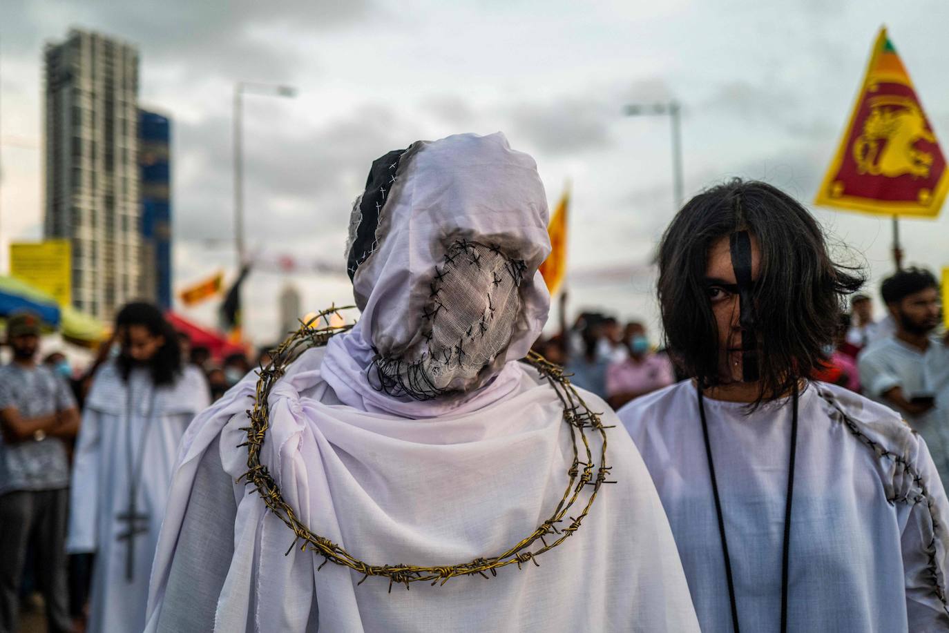 Fotos: Protesta por los atentados de Sri Lanka de 2019