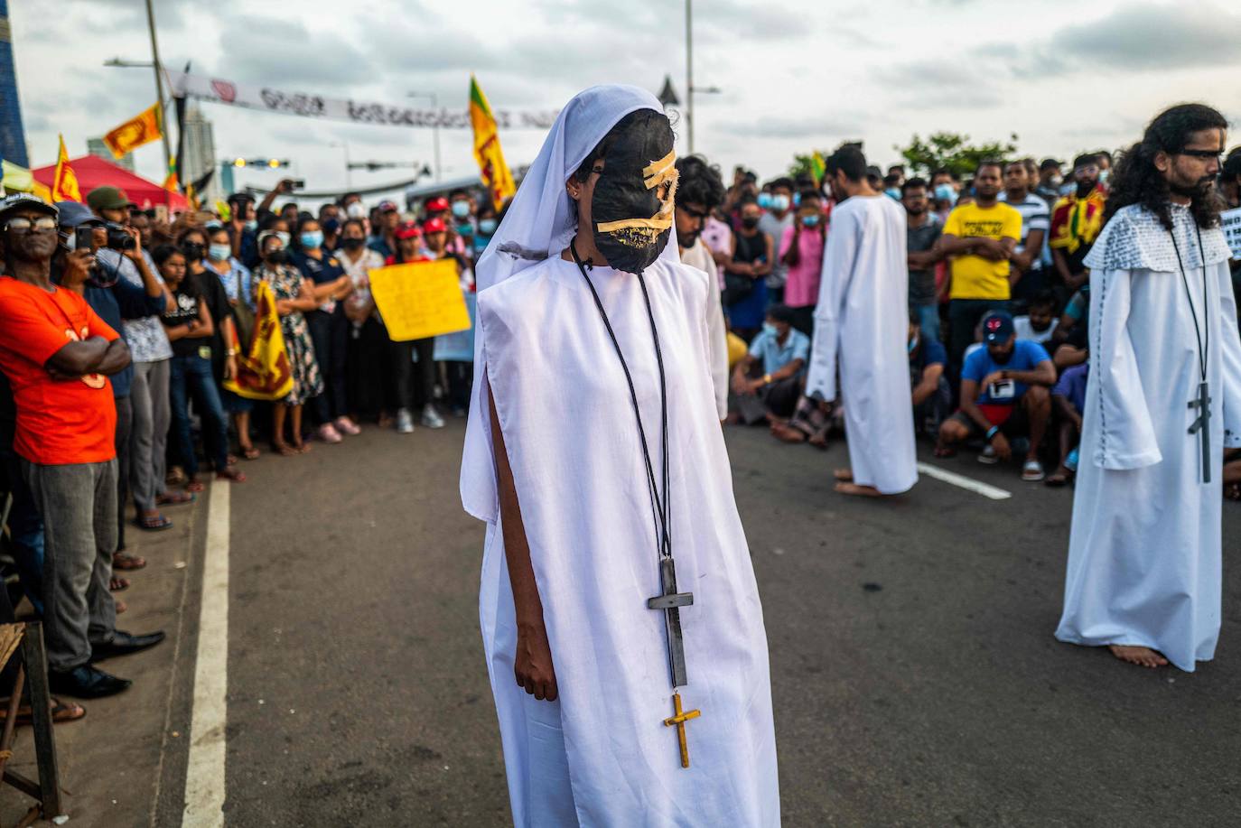 Fotos: Protesta por los atentados de Sri Lanka de 2019