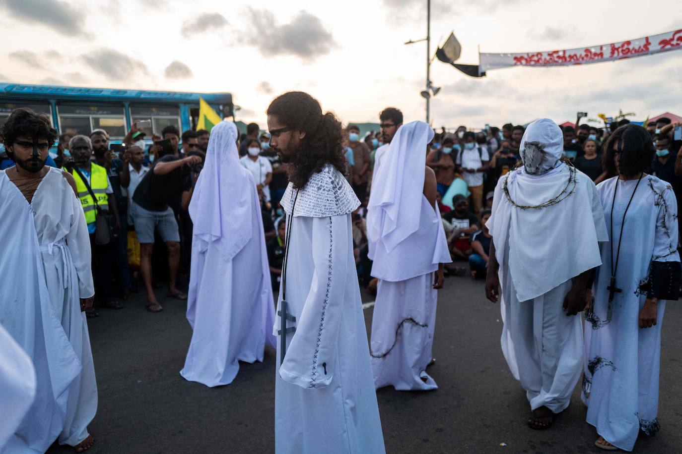 Fotos: Protesta por los atentados de Sri Lanka de 2019