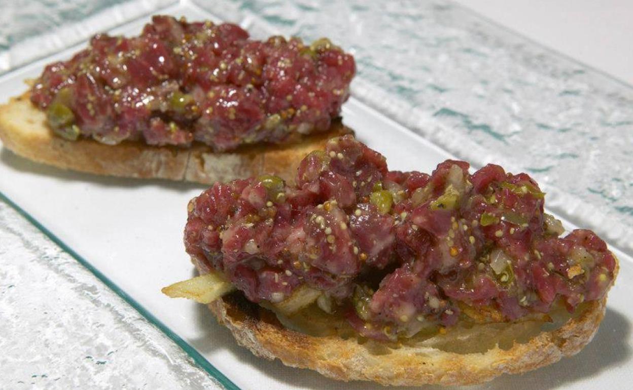 El steak tartar de Askua.