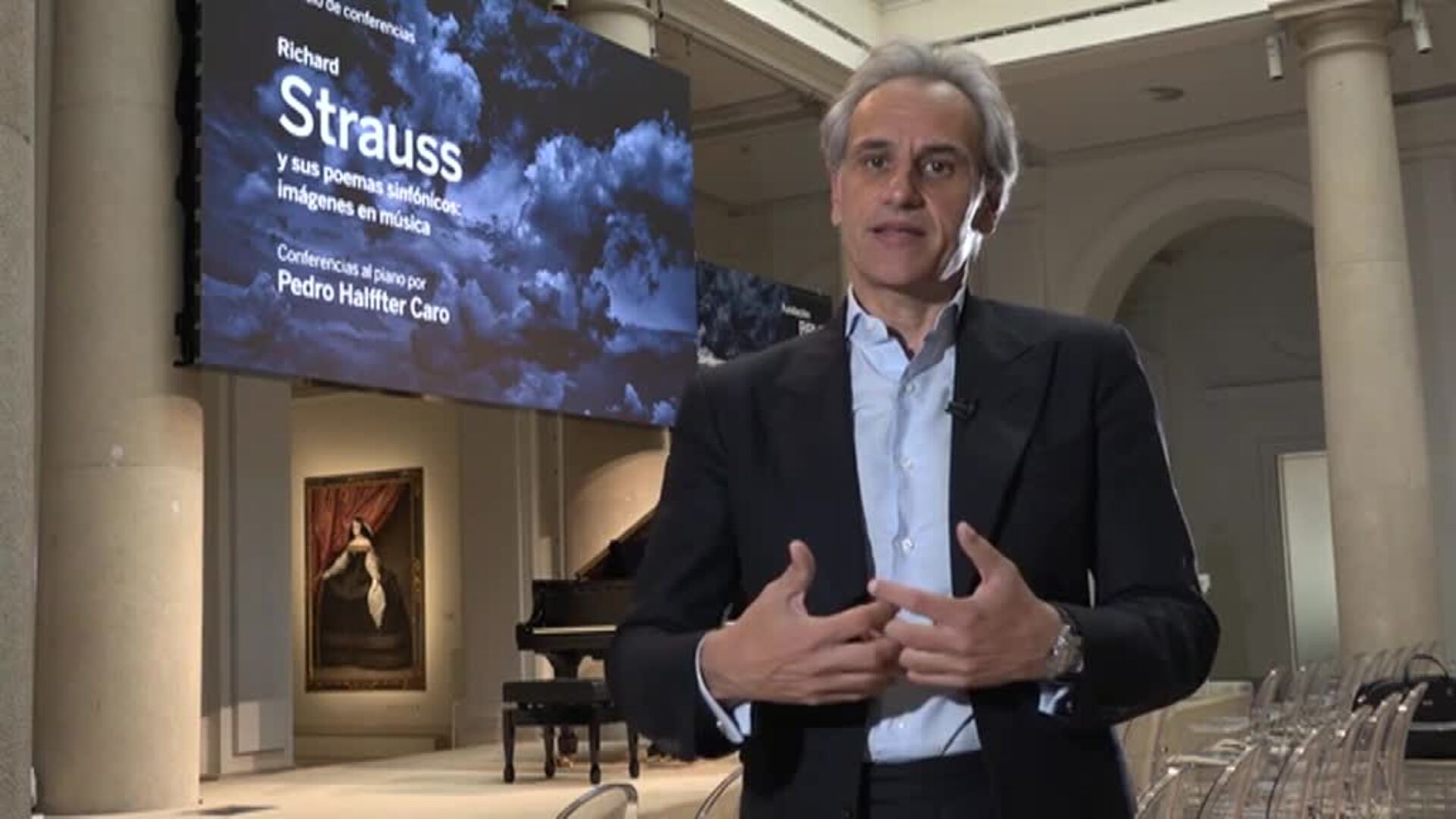 Pedro Halffter imparte en la Fundación BBVA el ciclo de conferencias 'Richard Strauss y sus poemas sinfónicos: imágenes en música'