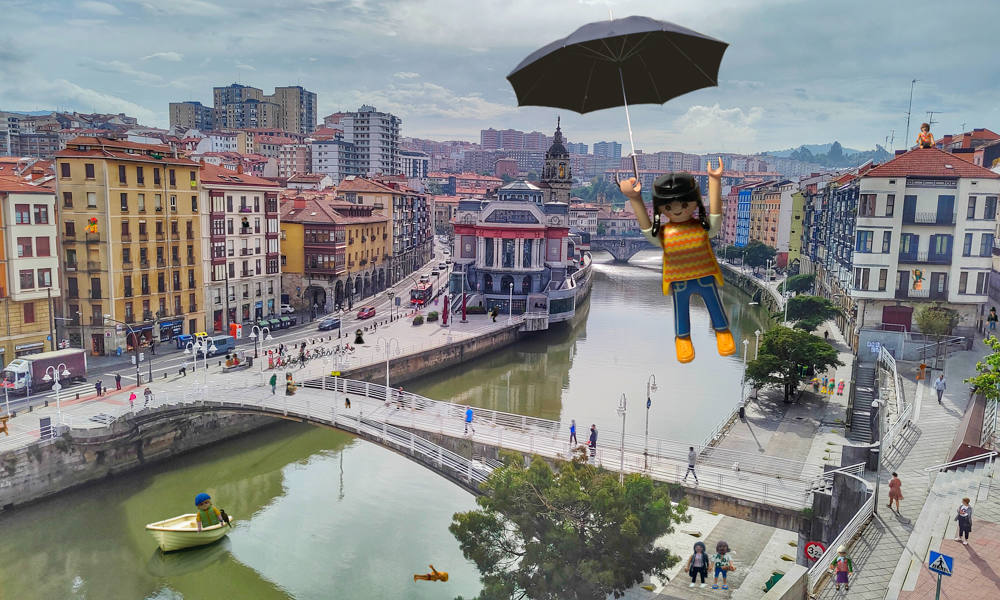 Fotos: De Marijaia a las sardineras: la bilbaína que recrea con sus Playmobil la esencia de la Villa