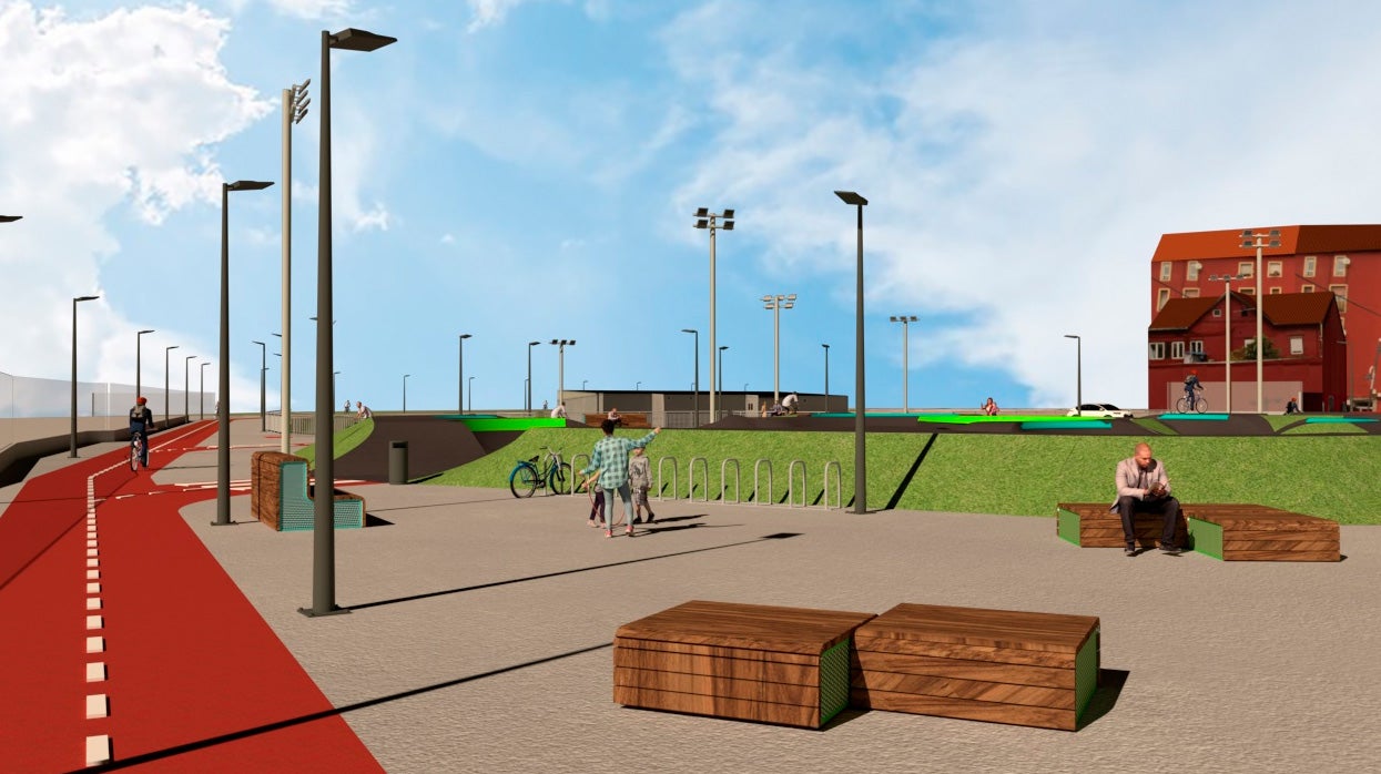 Fotos: Así será la nueva zona deportiva de Punta Zorroza