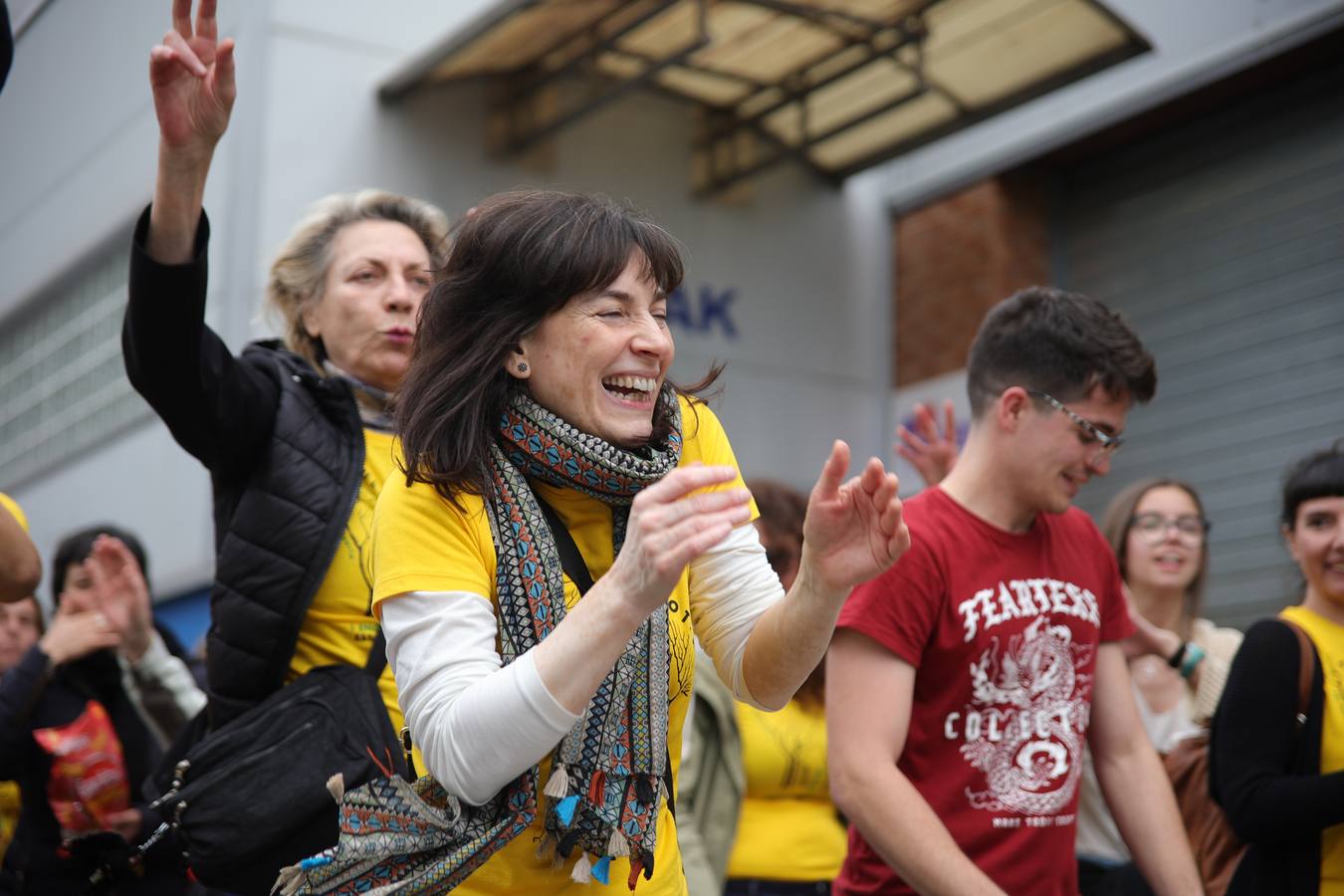 Fotos: Teatro comunitario en Otxarkoaga