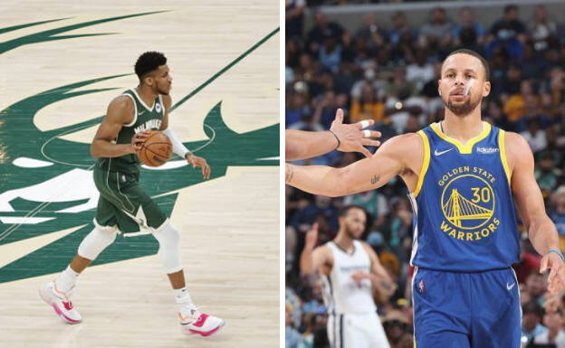 Antetokounmpo y Curry lideran a Bucks y Warriors en busca de un nuevo anillo