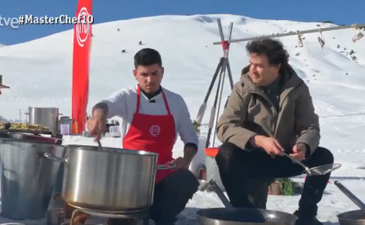 Masterchef: El bilbaíno Adrián, el ojito derecho de Pepe Rodríguez en 'Masterchef'