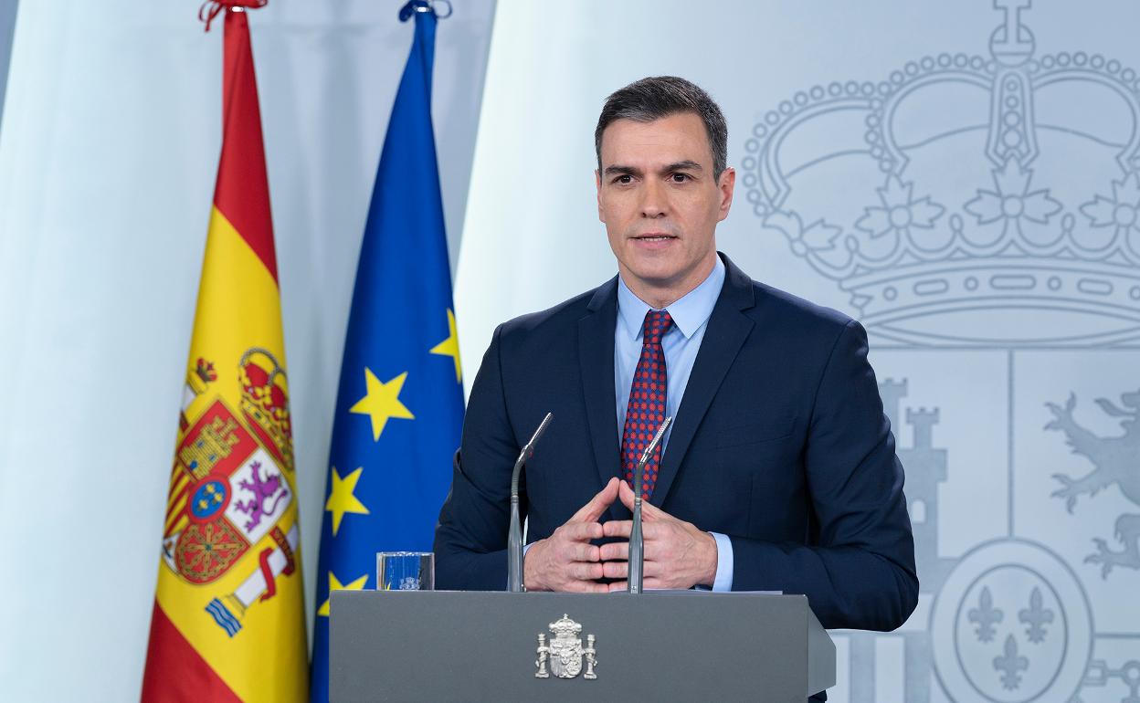 El presidente del Gobierno Pedro Sánchez. 